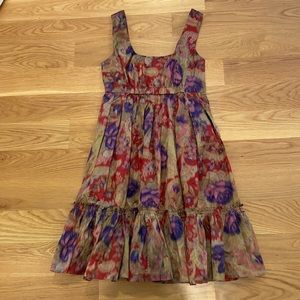 DKNY; multicolor dress